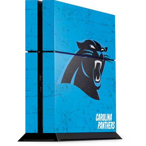 NFL Carolina Panthers Distressed Alternate PS4 Console Skin