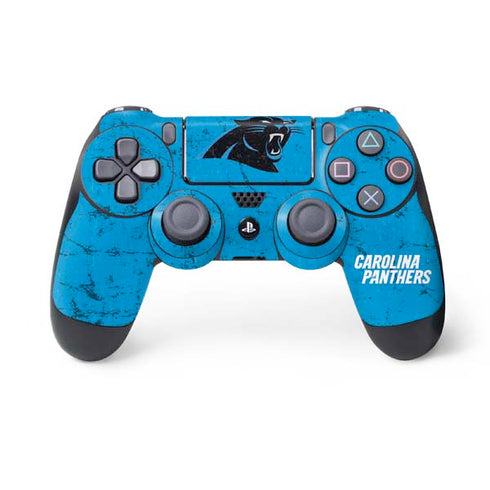 NFL Carolina Panthers Distressed Alternate PS4 Controller Skin