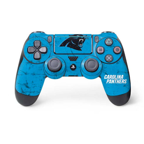 NFL Carolina Panthers Distressed Alternate PS4 Pro/Slim Controller Skin