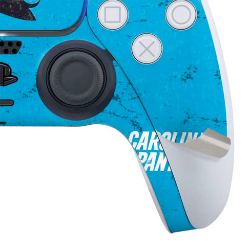 NFL Carolina Panthers Distressed Alternate PS5 Slim Digital Edition Bundle Skin