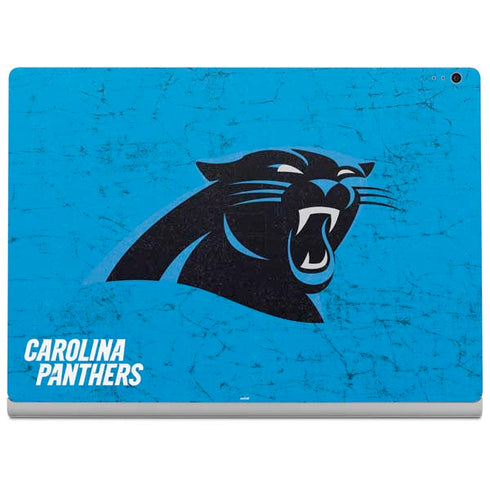 NFL Carolina Panthers Distressed Alternate Surface Book 2 15in Skin