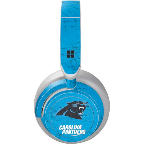 NFL Carolina Panthers Distressed Alternate Surface Headphones Skin