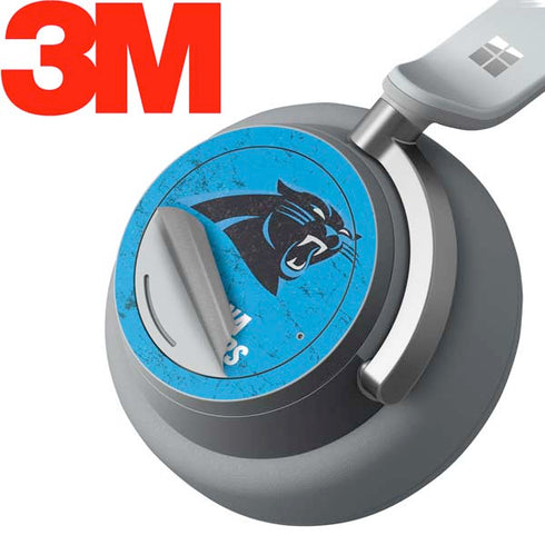 NFL Carolina Panthers Distressed Alternate Surface Headphones Skin