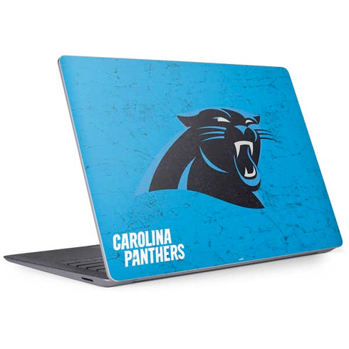NFL Carolina Panthers Distressed Alternate Surface Laptop 3 13.5in Skin