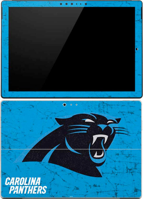 NFL Carolina Panthers Distressed Alternate Surface Pro 4 Skin