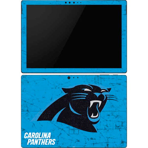 NFL Carolina Panthers Distressed Alternate Surface Pro 6 Skin
