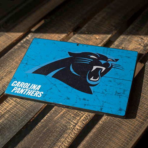 NFL Carolina Panthers Distressed Alternate Surface Pro 6 Skin