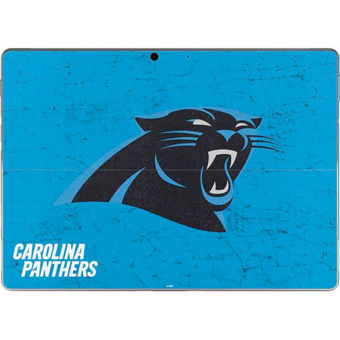 NFL Carolina Panthers Distressed Alternate Surface Pro 8 Skin
