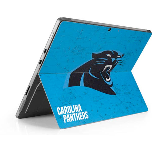 NFL Carolina Panthers Distressed Alternate Surface Pro 8 Skin