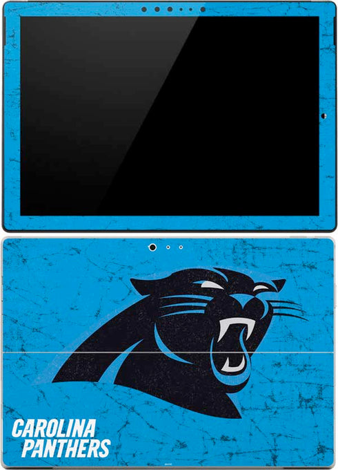 NFL Carolina Panthers Distressed Alternate Surface Pro (2017) Skin