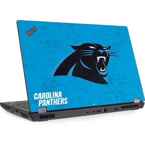 NFL Carolina Panthers Distressed Alternate Lenovo ThinkPad Skin