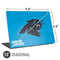 NFL Carolina Panthers Distressed Alternate Universal Laptop 12in (9.8 x 6.8in) Skin