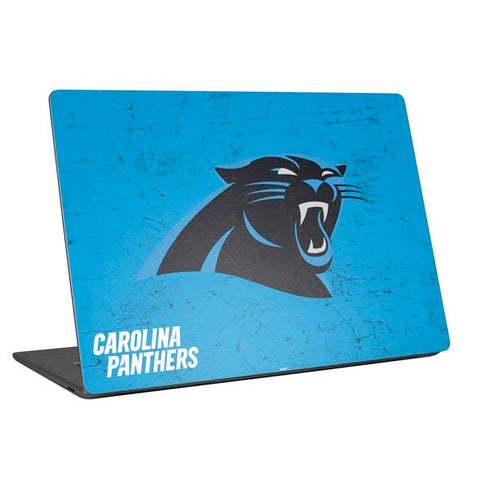 NFL Carolina Panthers Distressed Alternate Universal Laptop 17in (13.8 x 10in) Skin