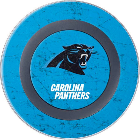 NFL Carolina Panthers Distressed Alternate Wireless Charger Skin
