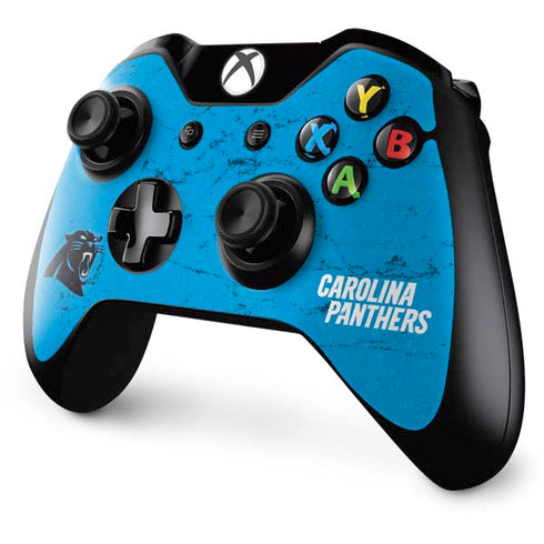 NFL Carolina Panthers Distressed Alternate Xbox One Controller Skin