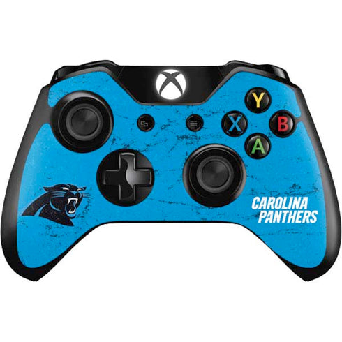NFL Carolina Panthers Distressed Alternate Xbox One Controller Skin