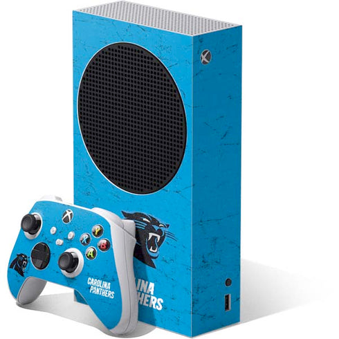 NFL Carolina Panthers Distressed Alternate Xbox Series S Skins