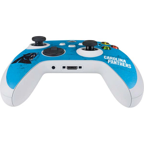 NFL Carolina Panthers Distressed Alternate Xbox Series S Controller Skin