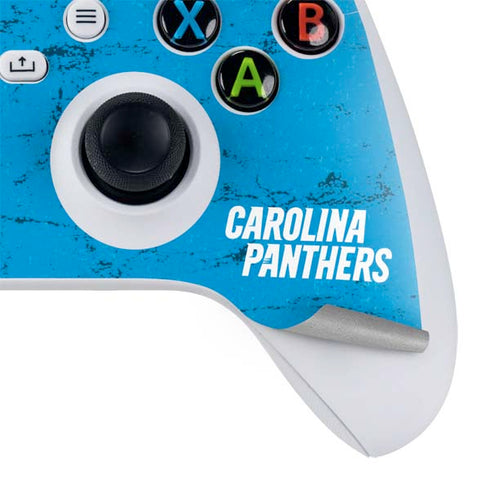 NFL Carolina Panthers Distressed Alternate Xbox Series S Controller Skin