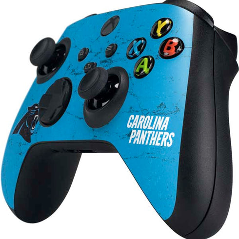 NFL Carolina Panthers Distressed Alternate Xbox Series X Controller Skin