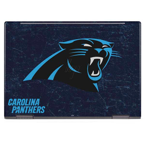 NFL Carolina Panthers Distressed HP Envy Skin