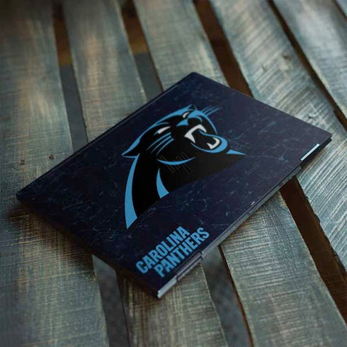 NFL Carolina Panthers Distressed HP Envy Skin
