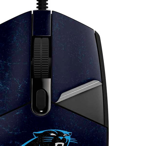 NFL Carolina Panthers Distressed G203 Prodigy RGB Wired Gaming Mouse Skin