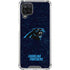 NFL Carolina Panthers Distressed Galaxy A12 Clear Case