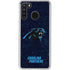 NFL Carolina Panthers Distressed Galaxy A21 Clear Case