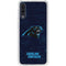 NFL Carolina Panthers Distressed Galaxy A50 Clear Case