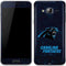 NFL Carolina Panthers Distressed Galaxy J3 Skin