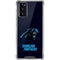 NFL Carolina Panthers Distressed Galaxy Note20 5G Clear Case