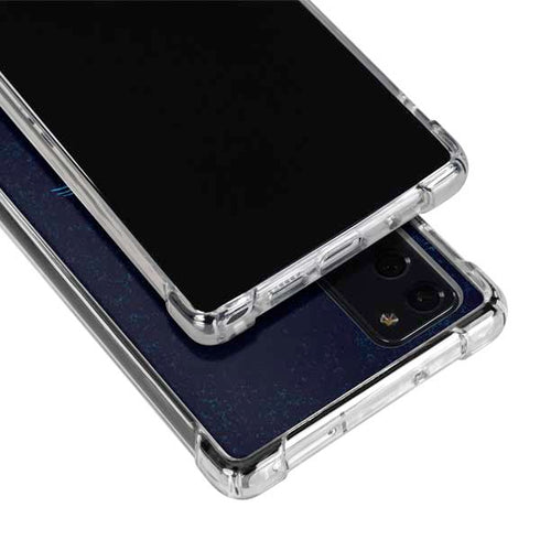 NFL Carolina Panthers Distressed Galaxy Note20 5G Clear Case