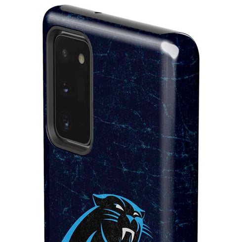 NFL Carolina Panthers Distressed Galaxy Note20 5G Pro Case