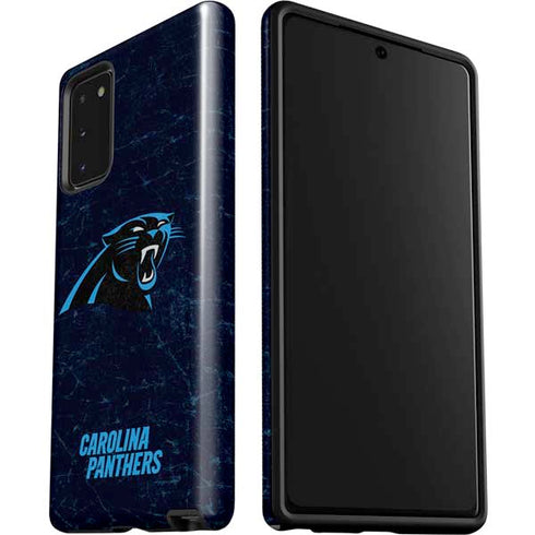 NFL Carolina Panthers Distressed Galaxy Note20 5G Pro Case