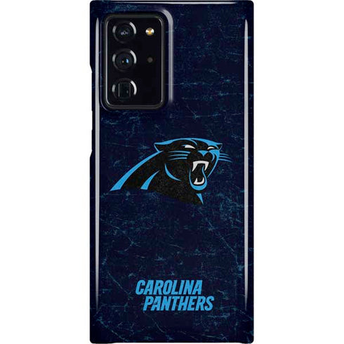 NFL Carolina Panthers Distressed Galaxy Note20 Ultra 5G Lite Case