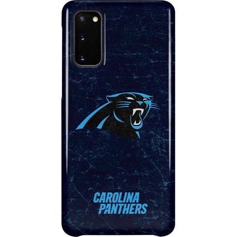 NFL Carolina Panthers Distressed Galaxy S20 Lite Case