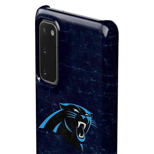 NFL Carolina Panthers Distressed Galaxy S20 Lite Case