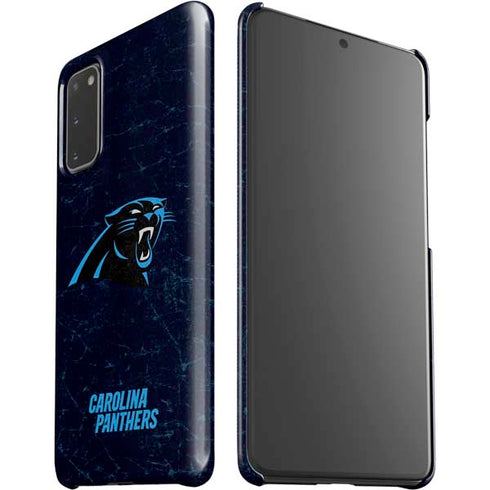 NFL Carolina Panthers Distressed Galaxy S20 Lite Case