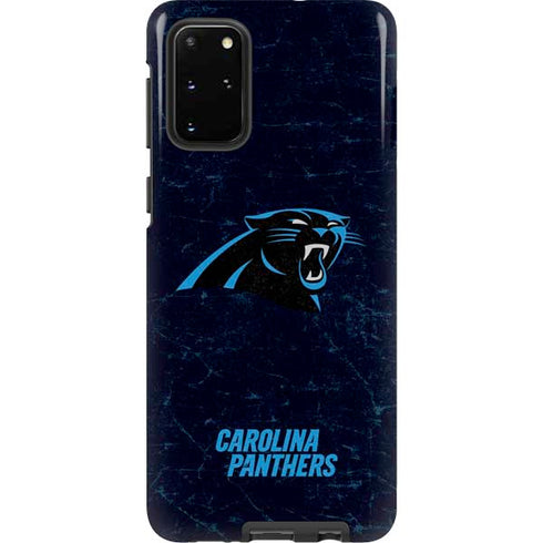 NFL Carolina Panthers Distressed Galaxy S20 Plus Pro Case