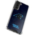 NFL Carolina Panthers Distressed Galaxy S21 5G Clear Case