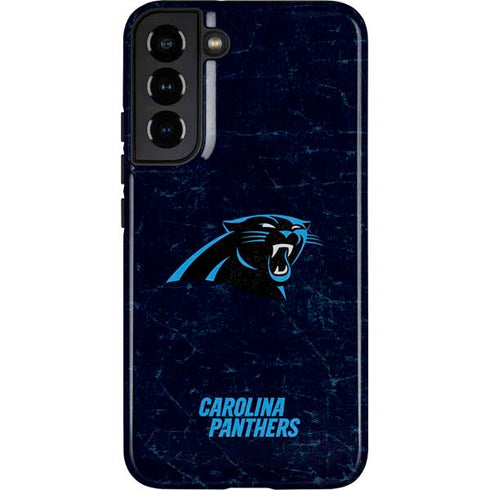NFL Carolina Panthers Distressed Galaxy S22 Plus Pro Case