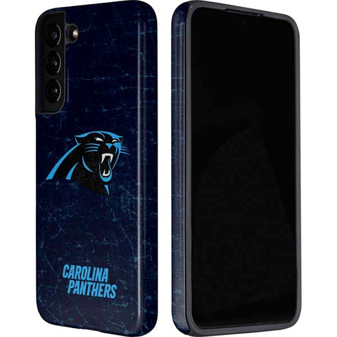 NFL Carolina Panthers Distressed Galaxy S22 Plus Pro Case
