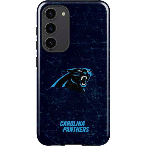 NFL Carolina Panthers Distressed Galaxy S23 Plus Pro Case