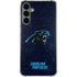 NFL Carolina Panthers Distressed Galaxy S24 Plus Clear Case