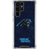 NFL Carolina Panthers Distressed Galaxy S24 Ultra Clear Case