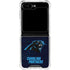 NFL Carolina Panthers Distressed Galaxy Z Flip5 5G Clear Case