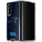 NFL Carolina Panthers Distressed Galaxy Z Fold4 5G Clear Case