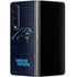 NFL Carolina Panthers Distressed Galaxy Z Fold4 5G Skin