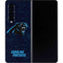 NFL Carolina Panthers Distressed Galaxy Z Fold4 5G Skin